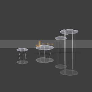 Nuevo Diseño Art Deco, Escultura de Nube Multifuncional de Acero Inoxidable, Resistente al Agua, Pulido Espejo, Montaje en Suelo, para Exteriores - Product Image 6