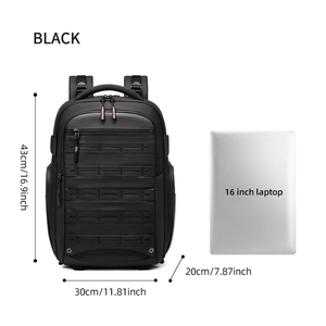 Sac à dos pour appareil photo reflex numérique portable de grande capacité, antivol, extérieur, professionnel, Oxford, multifonctionnel, avec support pour trépied - Product Image 3