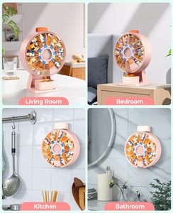 Boîte organisateur de pilules Daviky A276, distributeur de pilules de grande capacité pour 14 jours avec un design facile à presser pour les médicaments et les vitamines - Product Image 6