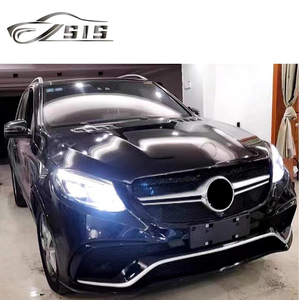 Classe ML W164 Bodykit de style ancien à nouveau mise à niveau vers W166 GLE63 pièces de voiture pour W164 2005-2019 ans capots de capot de phare de pare-chocs - Product Image 1