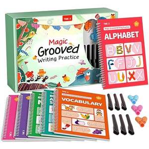 Libro de Pintura Mágica Reutilizable con Idioma Personalizable, Juego de Libros de Dibujo para la Primera Infancia para el Aprendizaje - Product Image 1