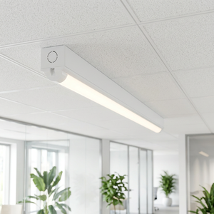 Modern LED Batten <b>Light</b> 5FT 55W 3CCT 5000K Daylight Aluminum Alloy Body Surface Mount IP20 Office Lighting - Product Image 1
