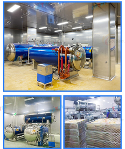 Hơi nước công nghiệp vặn lại máy Nồi hấp cho thực phẩm đóng hộp lọ thủy tinh lon thiếc nhiệt độ cao tiệt trùng - Product Image 4