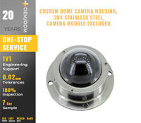 Carcasa de Cámara Domo Personalizada de Acero Inoxidable 304, Fabricante de Cajas para Cámaras de Seguridad CCTV