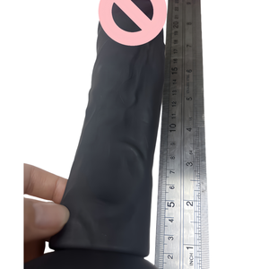 Inserto Caliente 23cm Dildo Artificial Africano Negro de Silicona Líquida Piel Realista con Ventosa Enorme Pene <span class=keywords><strong>Gay</strong></span> para Juguetes Sexuales de Mujer - Product Image 3