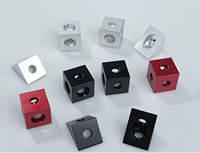 Accessoires de profilés en aluminium d'usinage CNC Connecteur à angle droit en T 2020/3030/4040