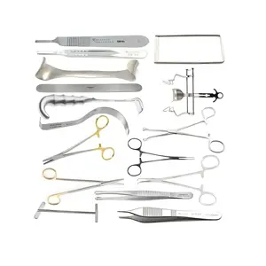 Kit d'instruments chirurgicaux pour hernies en acier inoxydable