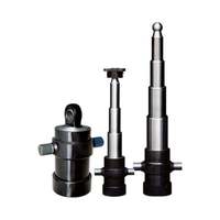 Cylindre hydraulique soudé robuste et durable pour remorques agricoles à benne basculante
