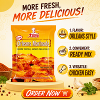 Poudre de marinade pour ailes de poulet à la nouvelle-orléanaise, assaisonnement BBQ épicé pour cuisine commerciale
