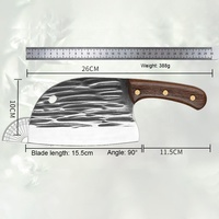 Couteau de boucher en acier inoxydable, couteau de chef robuste pour cuisine professionnelle, couteau écologique pour trancher les tomates, couper la viande de bœuf et les os
