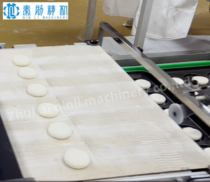 Máquina para hacer bollos de perritos calientes Línea de producción de pan de hamburguesas y hotdog completamente automática - Product Image 3