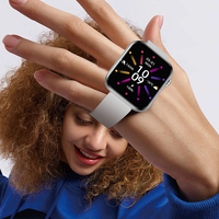 Montre connectée CD05 BSTY avec écran AMOLED carré, GPS, boussole, suivi du sommeil, étanche IP68, boîtier en métal, bracelet en gel de silice