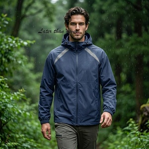 European Size Wholesale Men's Windbreaker <strong>Jackets</strong> 2026 Spring Autumn New Fashion Hooded Zipper Outdoor <strong>Light</strong> <strong>Jackets</strong> for Men - Product Image 6