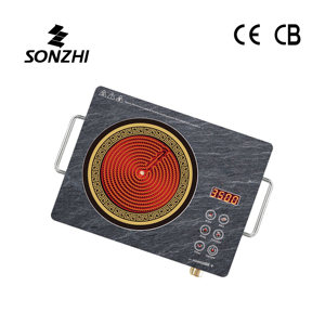 Table de cuisson à induction multifonctionnelle en verre céramique infrarouge pour cuisine, certifiée CB CE, de l'usine de Zhongshan - Product Image 2