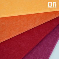 ISO 9001 Geluidsabsorberende Platte PET Akoestische Panelen Ecologische Polyestervezel Akoestische Panelen