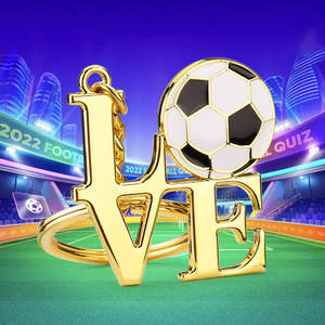 Llavero con Tema de Fútbol de Aleación de Zinc con Diseño de Moda con Impresión Láser - Product Image 6