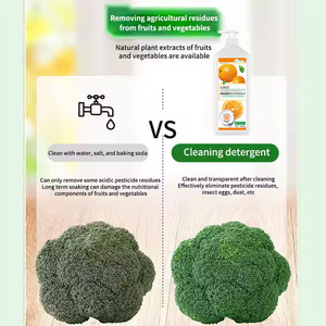 Multifunctionele Vloeibare Zeep Fruit En Plantaardig Reinigingsmiddel Keukenreiniger 800Ml 3 In 1 Afwasmiddel/Afwasmiddel - Product Image 4