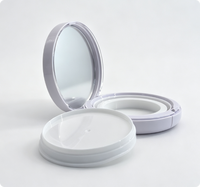 Boîtes à Poudre Cosmétiques Vides Personnalisables en Gros, Étuis Réutilisables en Plastique ABS, Épaisseur 21mm, Emballage Marque Privée