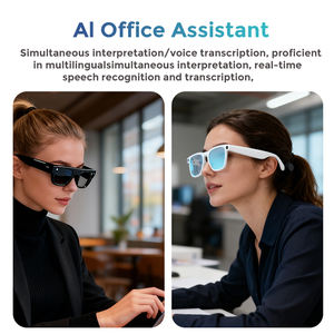 Lunettes de soleil intelligentes avec traduction IA ChatGPT, caméra 8,0 Mpx et technologie de stabilisation de capteur 6 axes pour les voyages d'affaires féminins - Product Image 3