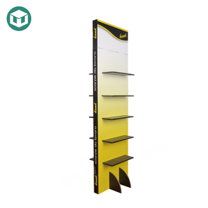 Folding Corrugated Cardboard ISO9001 Certified Retail <strong>Display</strong> <strong>Rack</strong> with Easy Assembly New Design Shoe Shelf for Fashion Shops - Product Image 6