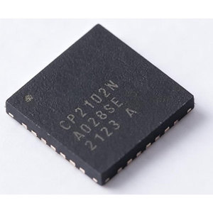 Fournisseurs de composants électroniques originaux CP2102N-A02-GQFN28R, contrôleurs USB vers UART QFN-28-EP(5x5), conformes RoHS - Product Image 1