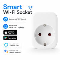 Prise intelligente Wi-Fi avec télécommande sans fil, prise électrique intelligente pour la maison intelligente, prise de courant britannique
