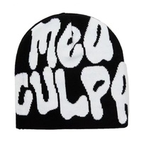 Gorro de Punto Jacquard 100% Acrílico, Forrado de Seda Satinada, Transpirable e Impermeable, Personalizable para Hombre, Venta al Por Mayor de Fábrica
