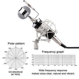 GAM-860E micrófono de condensador profesional estudio de grabación micrófono de condensador con <span class=keywords><strong>el</strong></span> enchufe de 3,5mm soporte para KTV <span class=keywords><strong>Karaoke</strong></span> - Product Image 3