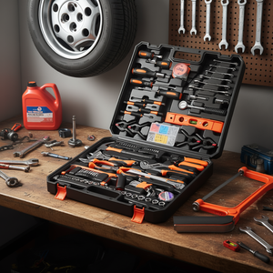 Juego de Herramientas de Acero Profix de 216 Piezas, Estuche Rígido, Mantenimiento del Hogar, Reparación Automotriz, Llaves Combinadas, Tornillos para Máquinas, Herramientas Manuales - Product Image 2