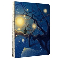 Carnet à couverture rigide sans dos de haute qualité avec impression et personnalisation du dos nu pour journal intime