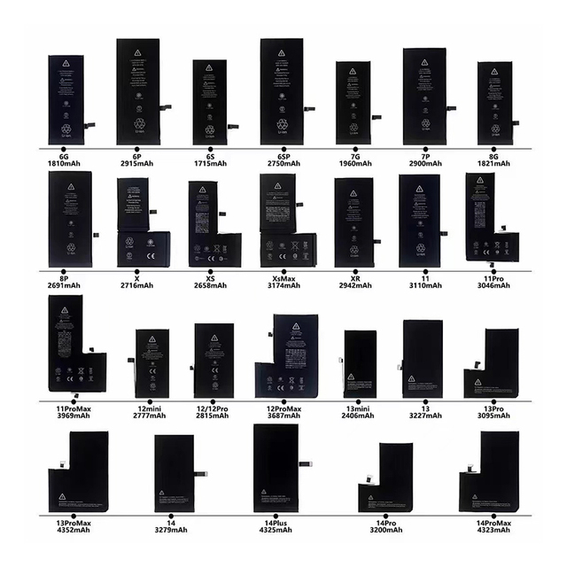 Sova Source Factory Wholesale for Iphone 8 X Xr 11 12 13 15 Pro Max Battery All Batteries Models Can Customized