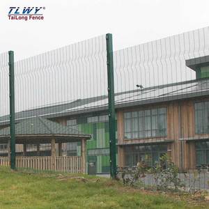 Cercas de Malla de Alambre Soldada Galvanizada de Alta Seguridad 358, Cerca de Seguridad Antiescalada para Aeropuertos, Prisiones, Fronteras y Áreas Industriales - Product Image 1