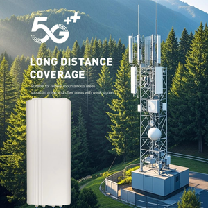 เสาอากาศแบบแบนสำหรับภายนอกอาคาร 4 พอร์ต กำลังขยายสูง 8dBi สำหรับอุตสาหกรรม IoT เมืองอัจฉริยะ-698-6000MHz 8D Cities Schlieper Dish Antenna - Product Image 1