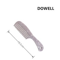 DOWELL logo personnalisé peigne cornes du diable pinces à cheveux redoute Locs accessoires sanrio peigne antistatique cuir chevelu salon de coiffure peigne peignes