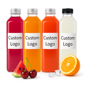 32oz vuông chai nước ép nhựa với nắp màu đen tuyệt vời dùng một lần chai để làm nước trái cây sữa Smoothie và đồ uống khác - Product Image 1