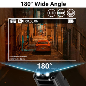Mini <span class=keywords><strong>caméra</strong></span> d'action intelligente L12 wifi, enregistreur vidéo portable 1080P, vision nocturne HD, <span class=keywords><strong>caméra</strong></span> sport de poche, étanche, pour réunions - Product Image 4