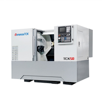 TCK50 Heavy Duty CNC Tour Machine Alliage Roue Réparation Tournant Centre 220v Tension Prix Concurrentiel
