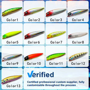 MISTER LURE 90mm 12.2g Tatlı Su Kalem Tipi Popper Yem 3D Balık Gözlü Sert Balıkçılık Yemleri Popper Yem - Product Image 3