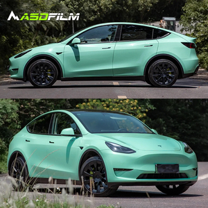 Pellicola Protettiva ASDFilm Premium in TPU Verde Menta, Finitura Lucida, Cambio Colore, Idrofobica, Autorigenerante, per Carrozzeria <span class=keywords><strong>Auto</strong></span> - Product Image 3