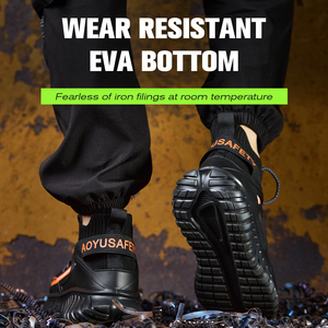 <span class=keywords><strong>Scarpe</strong></span> <span class=keywords><strong>Antinfortunistiche</strong></span> <span class=keywords><strong>Estive</strong></span> OEM alla Moda, Personalizzabili con Punta in Acciaio, Traspiranti e Comode con Tomaia in Rete per Uomo - Product Image 4