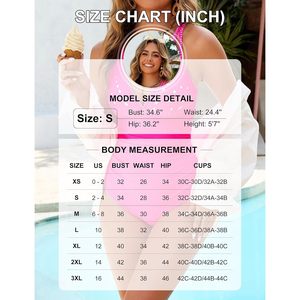 One Piece Swimsuit Women Deep V Neck <b>Tummy</b> <b>Control</b> Shapewear Bathing Suit With Cut Out Details - Product Image 6