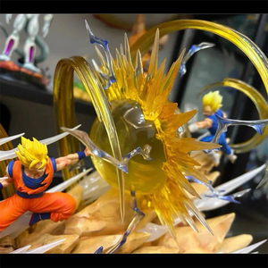 Figura de Acción de PVC de Anime Dragon Ball Z, Son <span class=keywords><strong>Goku</strong></span> <span class=keywords><strong>vs</strong></span> <span class=keywords><strong>Vegeta</strong></span>, Muñeco Coleccionable, Regalo de Cumpleaños para Niños, Venta al Por Mayor - Product Image 2