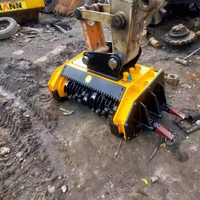 Mini-Excavatrice, Tondeuse à Gazon, Broyeur Forestier pour Excavatrice à Vendre