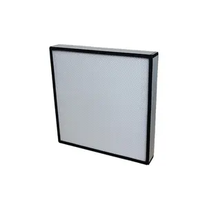 Custom High-Efficiency Filter With Partition Clean Room Stainless Steel Frame HEPA Air Filter