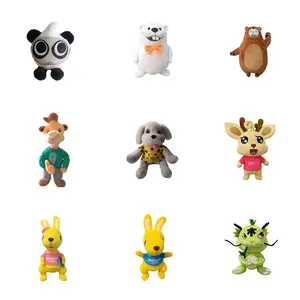 Benutzer definierte Gefüllte Plüsch tier Für Kinder Unternehmen Geschenke Und Paare Puppe Santa Weihnachten Plüsch Tier Spielzeug