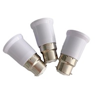 Adaptateur de base à vis en plastique B22 vers E27 E14 vers E27 et E40 vers E27 Extension de convertisseur à baïonnette pour lampes