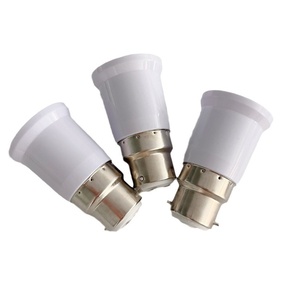 <span class=keywords><strong>Adaptateur</strong></span> de base à vis en plastique B22 vers E27 <span class=keywords><strong>E14</strong></span> vers E27 et E40 vers E27 Extension de convertisseur à baïonnette pour lampes - Product Image 6