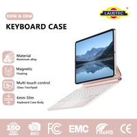 Clavier Bluetooth magnétique flottant en métal portable avec pavé tactile, batterie rechargeable, multilingue pour iPad Pro 11 pouces
