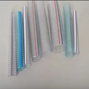 Flexible Reinforced Spring Clear Steel Wire Spiral Hose Pipe PVC