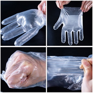 Wholesale Household HDPE LDPE Clear Color <strong>Plastic</strong> Polythene <strong>Disposable</strong> <strong>Glove</strong> <strong>Plastic</strong> <strong>Gloves</strong> - Product Image 3